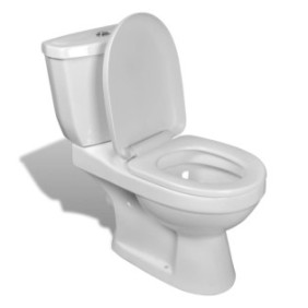 Vaso WC doppio flusso, Zakito Europe, Ceramica, 70x39x76 cm, Bianco