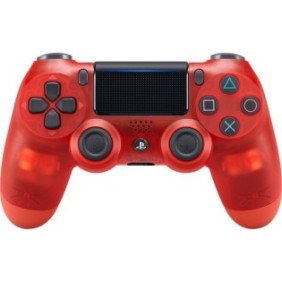 Controller wireless Sony Dualshock 4 V2 per PS4, rosso traslucido