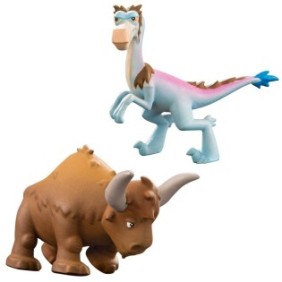 Set di 2 personaggi Disney Pixar - Il Buon Dinosauro - Bubbha e Bisodon