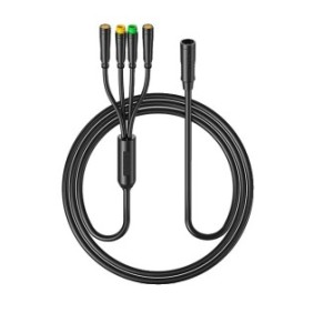 Set cavi prolunga per bici elettrica, compatibile con BAFANG Mid Drive, sensore freno, programmazione USB, 145 cm, multicolore