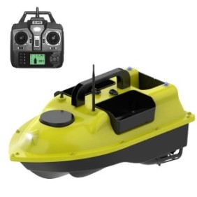 Barca per nadit con GPS, 3 container, portata telecomando 400-500m, luci, 500x270x230mm