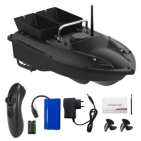 Barca Nadi con controllo wireless, GPS, 3 contenitori Nadi, blu scuro, 50x60''.