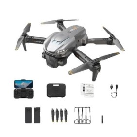 Drone con fotocamera, risoluzione 4K, evita ostacoli a 360°, batteria Gray 2
