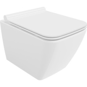 WC sospeso, Mexen, 4361, Ceramica, Bianco, 51.5x35.5x33 cm