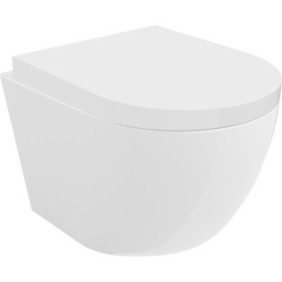 WC sospeso, Mexen, 4296, Ceramica, Bianco, 48x36x35,5 cm