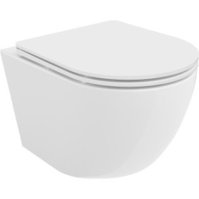 WC sospeso, Mexen, 4298, Ceramica, Bianco, 48x36x35,5 cm