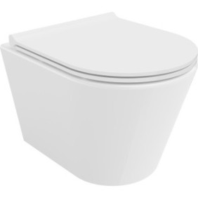 WC sospeso, Mexen, 4374, Ceramica, Bianco, 48x36,5x36 cm