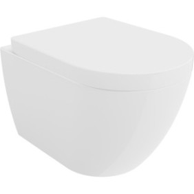 WC sospeso, Mexen, 4317, Ceramica, Bianco, 48x36x35,5 cm