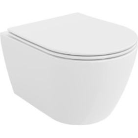 WC sospeso, Mexen, 4420, Ceramica, Bianco, 49x37x34 cm