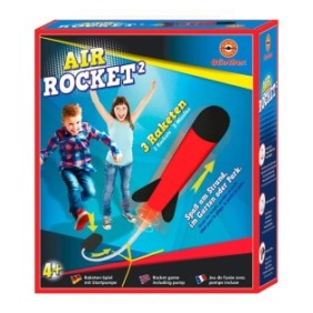 Giocattolo volante, set di lancio e 3 razzi Gunther AIR ROCKET multicolori