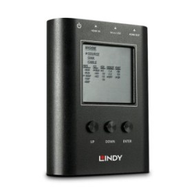 Generatore analizzatore di segnale, Lindy, Plastica, Nero, 130x89x14 mm