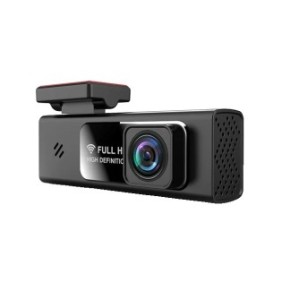 Videocamera per auto, tripla registrazione, visione notturna IR, 1080P, nera