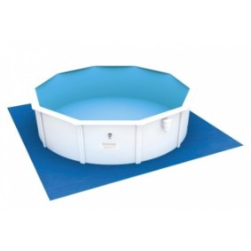 Tappetino protettivo per piscina Bestway, 488x488 cm, blu
