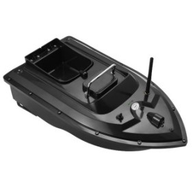 Barca per nadir con telecomando, capacità 1,5 kg, nera, 49x27x16 cm