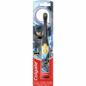 Spazzolino elettrico Colgate Batman per bambini 3+, testina vibromassaggio, batteria AA inclusa, blu
