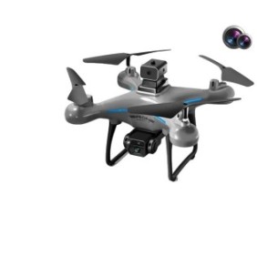 Drone per evitare ostacoli, fotocamera 4K, volo 12 minuti, nero, 1800mAh