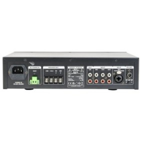 Mixer PA amplificato, 100V 60W, con USB, BLUETOOTH, SD e FM