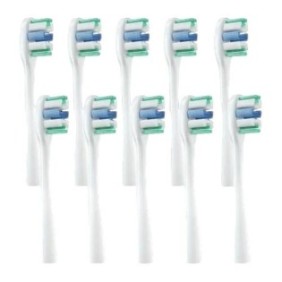 Testine per spazzole elettriche, DuPont, Rosa, 10BiancoBluF