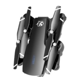 ToySky S169D Drone, Doppia Fotocamera 4K FPV, Connettività Wi-Fi, Autonomia 18 min, Nero, 30x28x6 cm