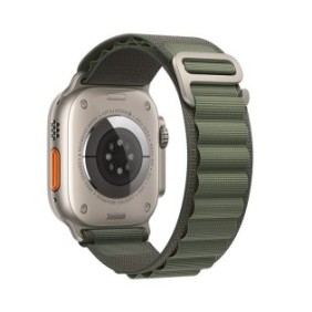 Cinturino per orologio Apple, 42/44/45/49mm, Forcell F-Design FA-13, verde