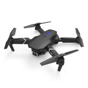 Drone pieghevole con fotocamera ZEEVOS, per adulti e bambini, quadricottero con telecomando, gesti selfie, mantenimento dell'altitudine, due batterie, rotazione a 360 gradi