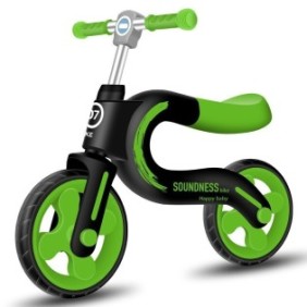 Bicicletta senza pedali per bambini, Happy Baby, Verde