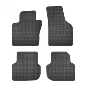 Set di tappetini in gomma per auto per Volkswagen Jetta, anno di produzione 2011-oggi, neri, 4 pezzi