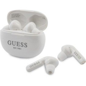 Guess Cuffie Bluetooth, SinglePoint, GUTWS1CWH, Bianco