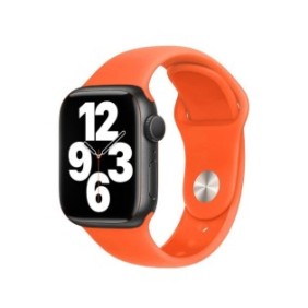 Cinturino per orologio intelligente, TechArmor, per Apple Watch 6, 44 mm, arancione