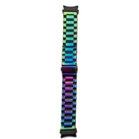 Cinturino in acciaio inossidabile compatibile con Samsung Galaxy Watch 4/5/5 pro 40/42/44/45/46mm camaleonte