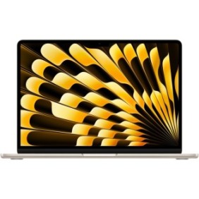 Laptop Apple MacBook Air 13" con processore Apple M3, 8 core CPU e 10 core GPU, 8 GB, 512 GB, Starlight, INT KB