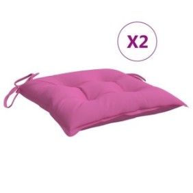 Set di 6 cuscini decorativi Zakito Europe, rosa, impermeabili, 40x40x7 cm