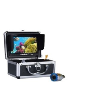 Telecamera per pesca subacquea, 30 LED, vista a 90 gradi, 15 m, senza DVR, 7 pollici