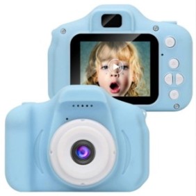 Fotocamera digitale compatta per bambini, 2 pollici, 32 GB, 3 Mpx, Multicolor, 83x46x45 mm