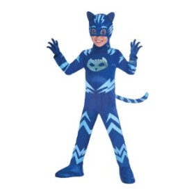 Costume da gatto Catboy, Eroi in pigiama per bambini, 7-8 anni, 122-128 cm