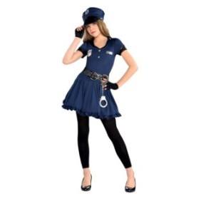 Costume da poliziotta KidMania® per bambina, 6-8 anni, 128 cm