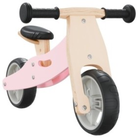 Bicicletta senza pedali per bambini 2 in 1, rosa