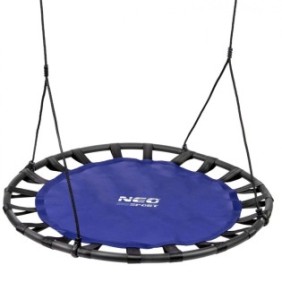 Altalena nido di cicogna, fino a 150 kg, Neo-Sport, Swingo, XXL, 120 cm, Blu
