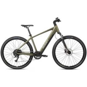 Bicicletta elettrica Romet e-Orkan M 1.0 28", batteria 504 WH, taglia L, verde scuro