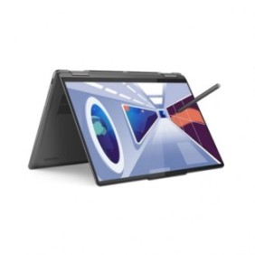 Laptop Lenovo Yoga 7 Hybrid (2-in-1), touchscreen da 14" 2,8K, Intel® Core™ i7 1360P fino a 5 GHz, 16 GB RAM LPDDR5 5200, SSD da 512 GB, grafica Intel Iris Xᵉ, Windows 11 Home, Storm LPDDR5 grigio