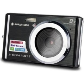 Agfa DC5200 Fotocamera digitale, 21 MP, zoom digitale 8x, registrazione video HD/30 fps, nero
