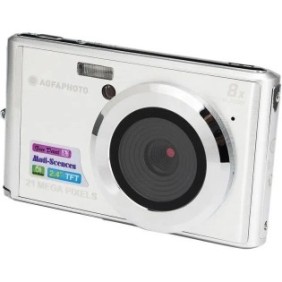 Fotocamera digitale Agfa DC5200, 21 MP, zoom digitale 8x, registrazione video HD/30 fps, argento