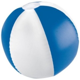 Pallone da spiaggia, plastica, blu/bianco