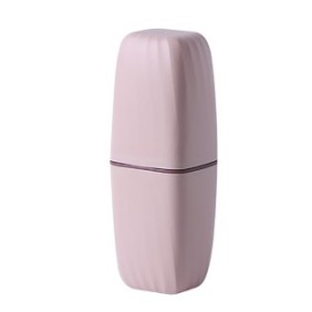 Tazza per collutorio da viaggio LLWL, plastica resistente, rosa, 20x5 cm