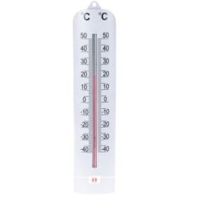Termometro in plastica argento 27,5 cm PTC