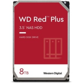 HDD Western Digital Red Plus, 8 TB, SATA III, 3,5 pollici, cache da 128 MB