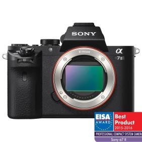 Fotocamera Mirrorless Sony Alpha A7II Corpo, 24,3 MP, Full-Frame, Wi-Fi, NFC, Attacco E, ISO 50–25600, Nero
