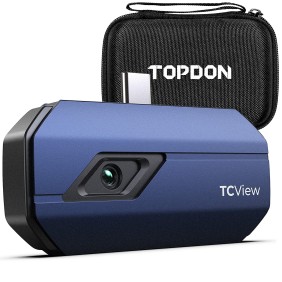 Telecamera esterna con immagine termica Topdon TC001 25 Hz, compatibile con Android e Windows, USB-C