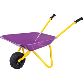 KIDS GARDEN piccola carriola per bambini - colore viola/giallo