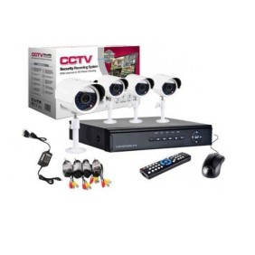 Kit Videosorveglianza Kit Video DVR CCTV AHD 4 telecamere da ESTERNO